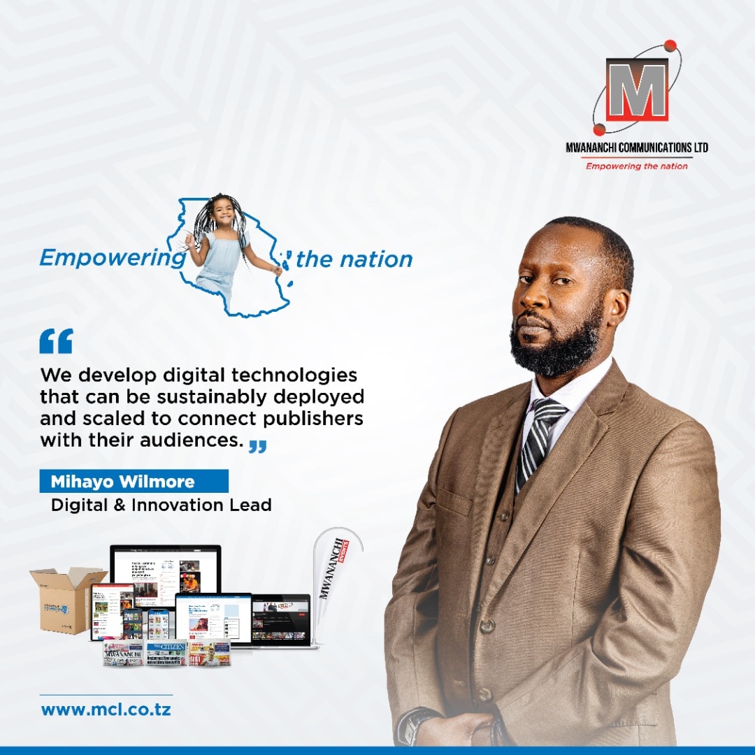 Mwananchi Communications Limited (MCL) Digital Innovation Lead Mihayo Wilmore