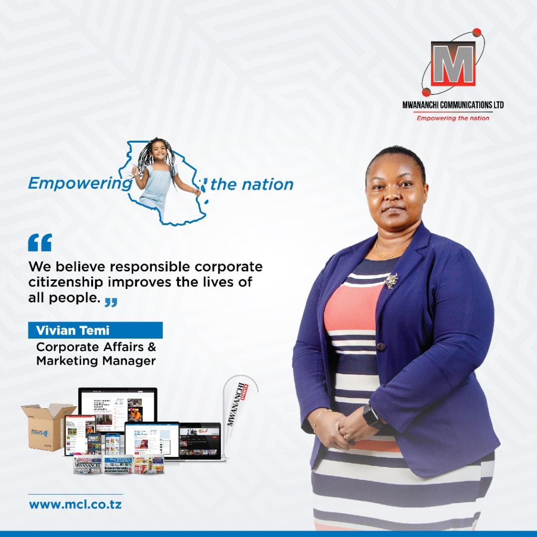 Mwananchi Communications Limited ( MCL) Corporate Affairs and Marketing Manager Vivian Temi